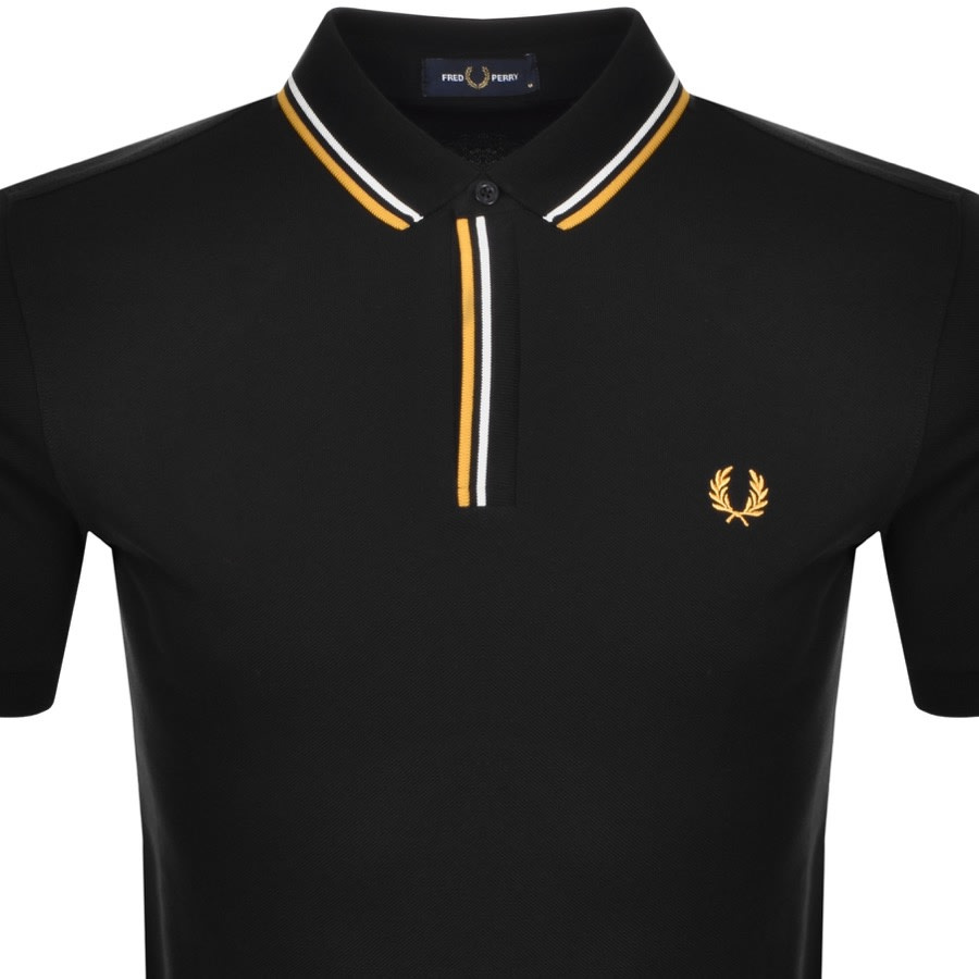 Alternative Image for ProductFred Perry Twin Tipped Polo T Shirt Black2